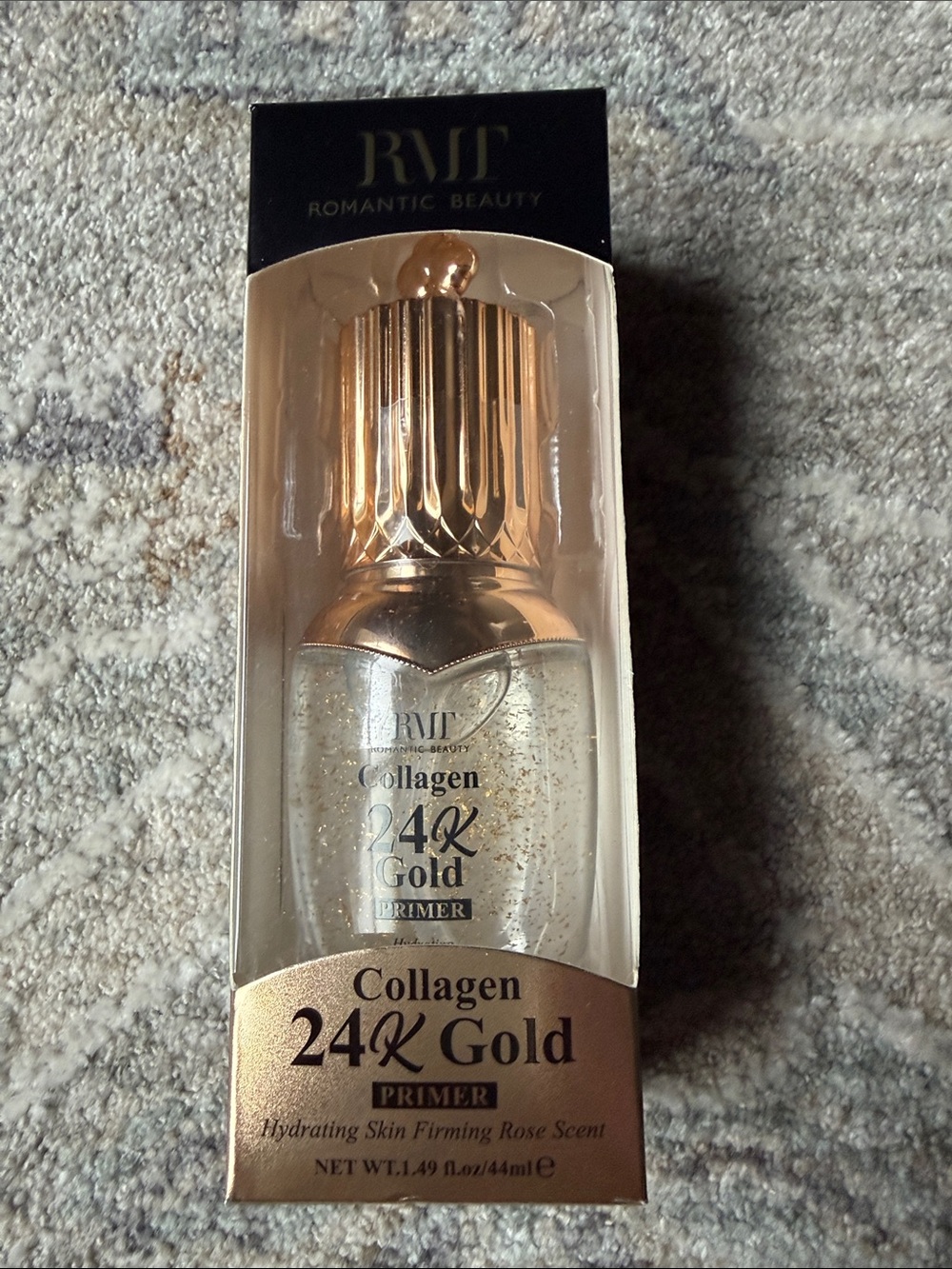 NWT RMT Romantic Beauty Collagen 24K Gold Primer